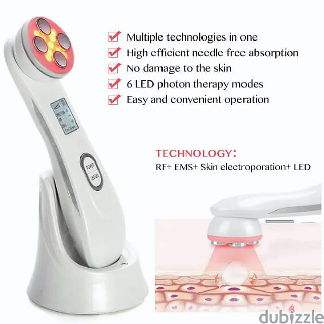 EMS Wrinkle Reducer Facial Massager, Face Lifting Therapy, Tight Skin 5