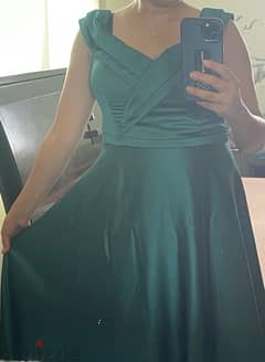 2 green dresses very good condition
