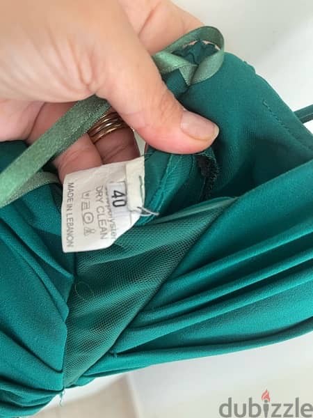 2 green dresses very good condition 6