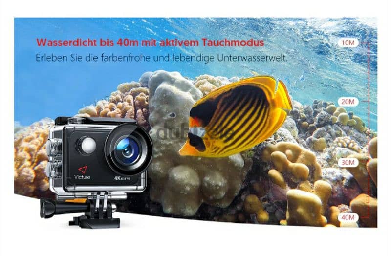 VICTURE AC920 Action cam touchscreen 4K 60FPS _ 8x zoom/ 3$ delivery 8