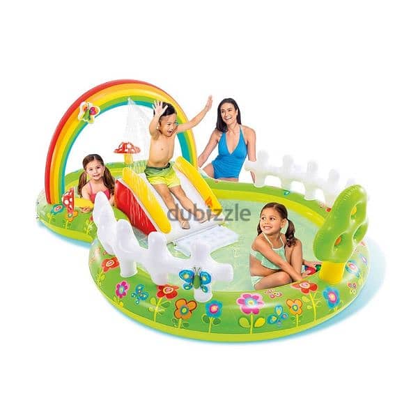 Intex My Garden Inflatable Play Center With Slide 290 x 180 x 104 cm 1