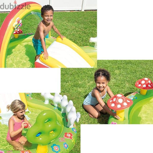 Intex My Garden Inflatable Play Center With Slide 290 x 180 x 104 cm 2