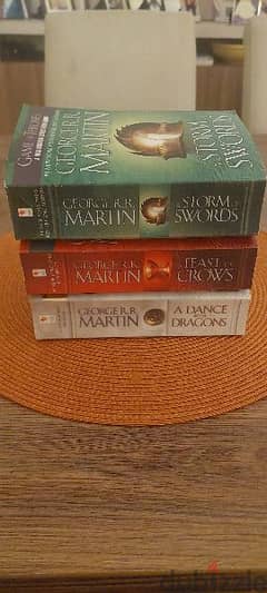 Game of Thrones book unfinished set
