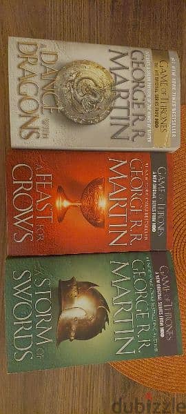 Game of Thrones book unfinished set 2