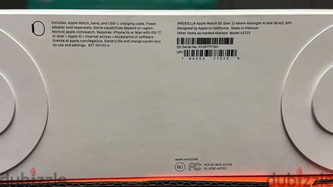 Apple watch se 2 44mm midnight sport  band 2023 0