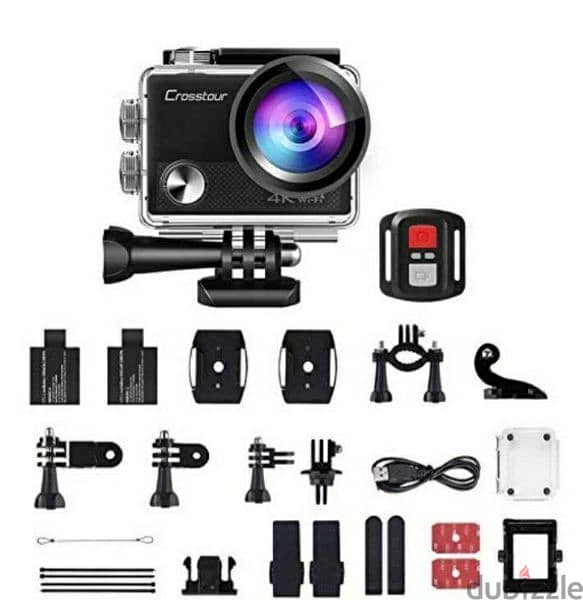 Crosstour CT9000 Action Camera 4K Touch Screen Waterproof /3$delivery 1