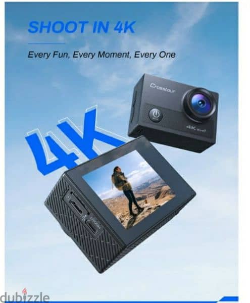 Crosstour CT9000 Action Camera 4K Touch Screen Waterproof /3$delivery 7