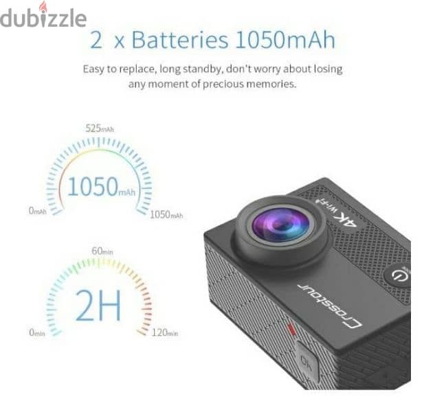 Crosstour CT9000 Action Camera 4K Touch Screen Waterproof /3$delivery 9