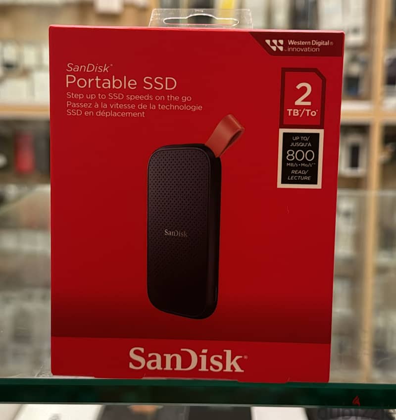 Sandisk portable SSD 2tb up tp 800mb/s 1