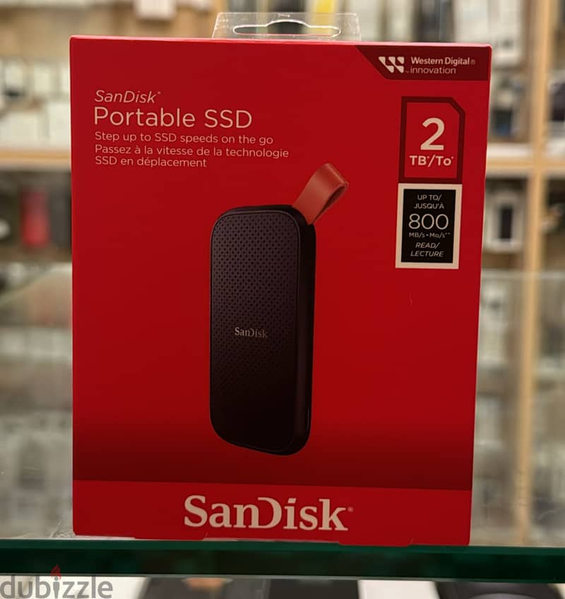Sandisk portable SSD 2tb up tp 800mb/s amazing & good offer 0