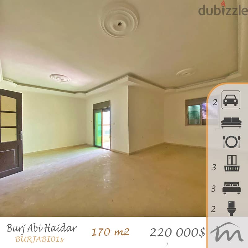Burj Abi Haidar | 3 Bedrooms | 3 Balconies | 2 Parking Spots | Catchy 0