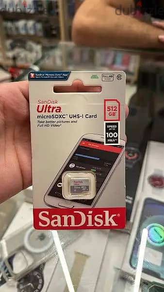 SanDisk Ultra Memory Card 512gb up to 100mb/s 0