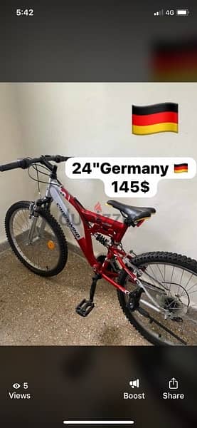 Germany used like new 24" 26 " 2