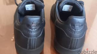 adidas stan smith woman black leather size 39.5 0