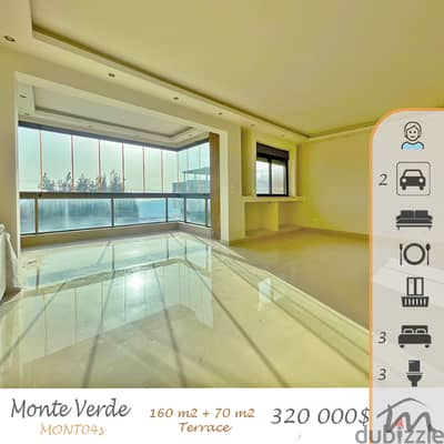 Monteverde | Modern 160m² + 70m² Terrace | 2 Underground Parking