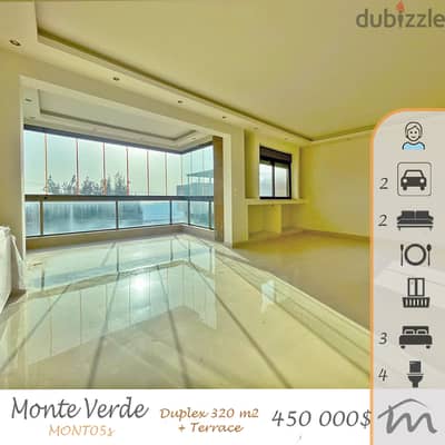 Monteverde | Modern 320m² Duplex | 2 Underground Parking | Open View