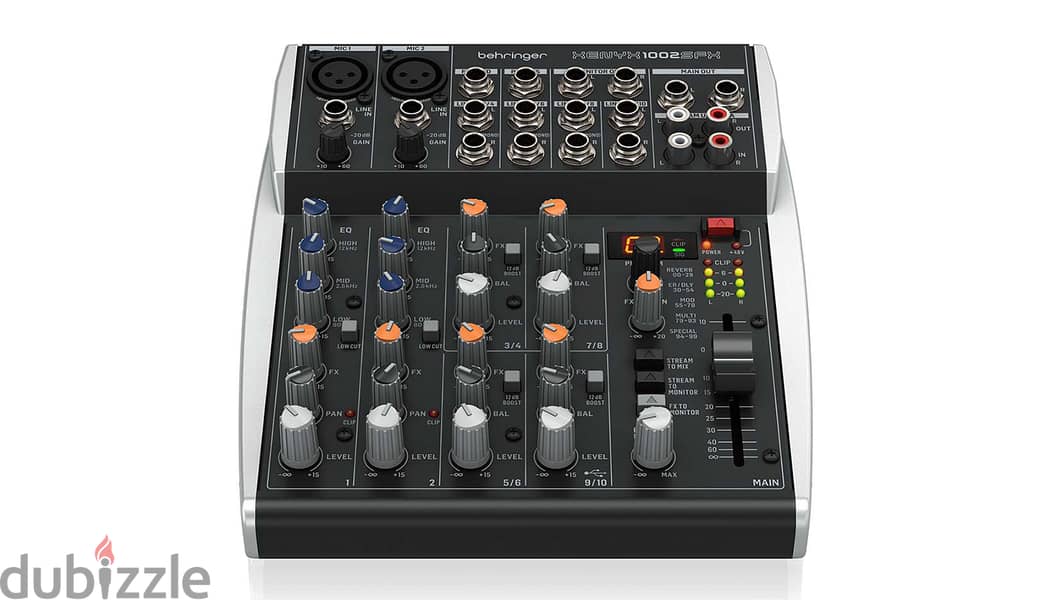 Behringer Xenyx 1002SFX Mixer With USB And Streaming 1