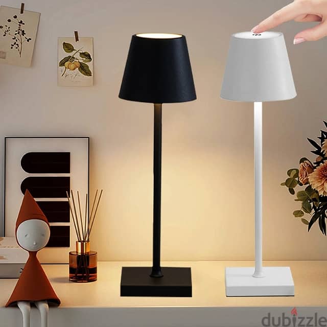 Bedside Table Lamp, Touch Desk Lamp, Dimmable Nightstand Lamp 1