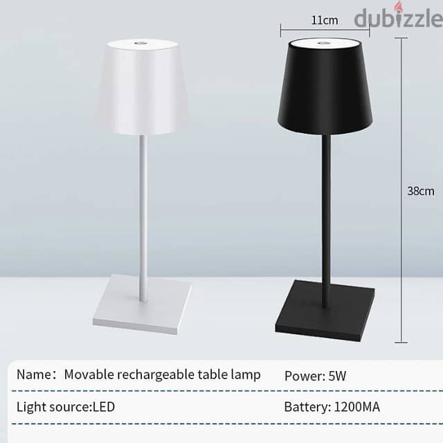 Bedside Table Lamp, Touch Desk Lamp, Dimmable Nightstand Lamp 6