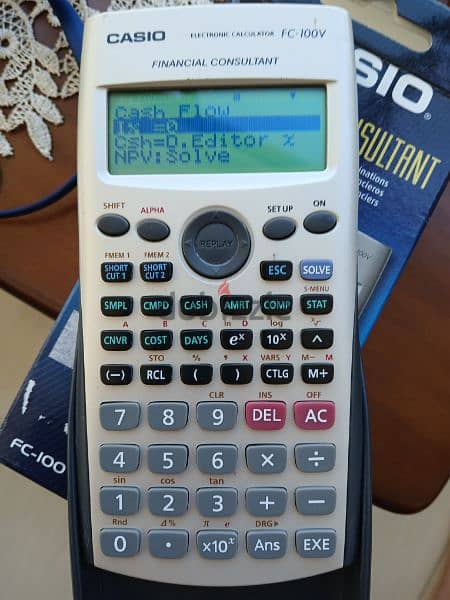Casio FC-100v financial calculator 2