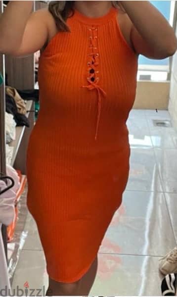 Orange dress not worn 0