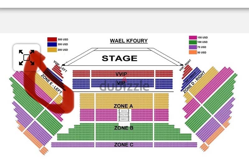 6 seats wael kfoury concert 27 july 1