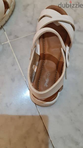 white sandals 1