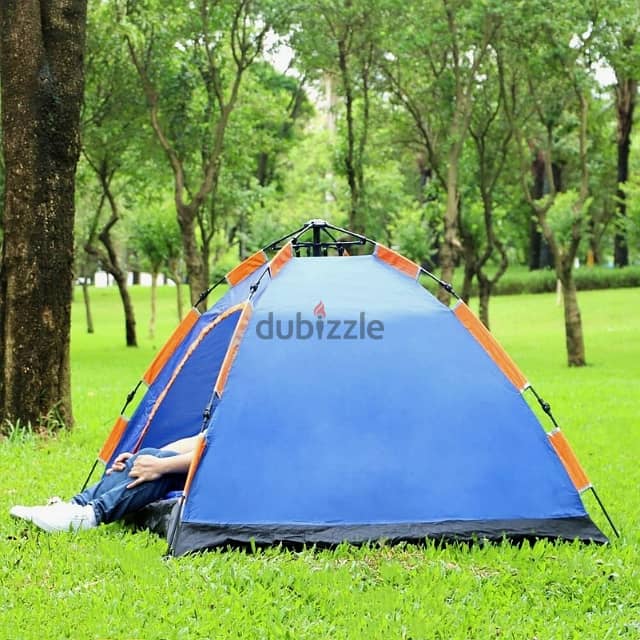 Portable Camping Tent, 120 x 120 cm Waterproof Hiking Tent + Carry Bag 1