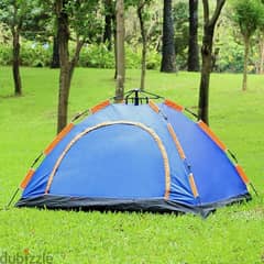 Outdoor Camping Tent, 200 x 200 cm Waterproof Hiking Tent + Carry Bag 0