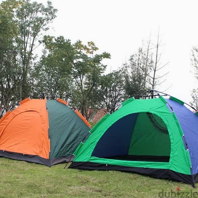 Outdoor Camping Tent, 200 x 200 cm Waterproof Hiking Tent + Carry Bag 7