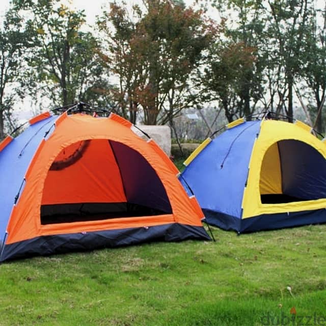 Outdoor Camping Tent, 200 x 200 cm Waterproof Hiking Tent + Carry Bag 8