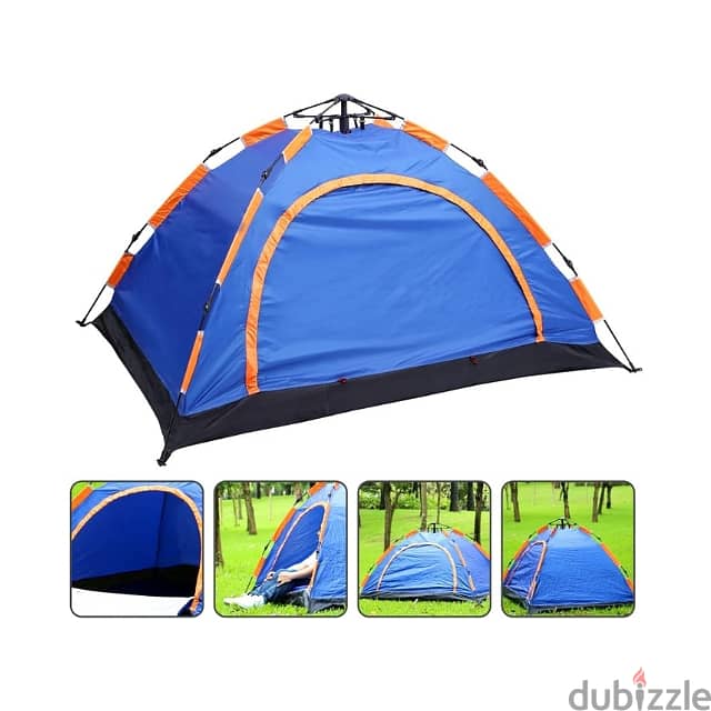 Waterproof Camping Tent, 250 x 250 cm Garden Tent + Carry Bag 0