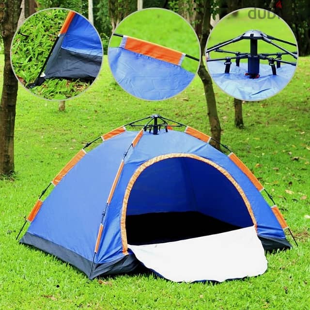 Waterproof Camping Tent, 250 x 250 cm Garden Tent + Carry Bag 3