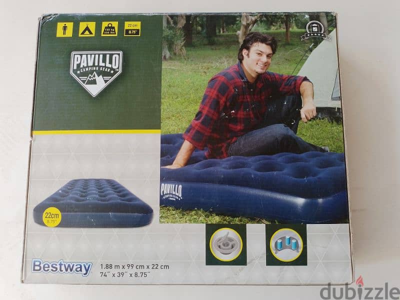 airbed twin camping gear 0