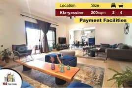 Kfaryassine 200m2 | 250m2 Terrace / Garden | Luxury Flat | IV | 0