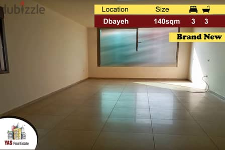 Dbayeh 140m2 | Brand New | Prime Location | PA |