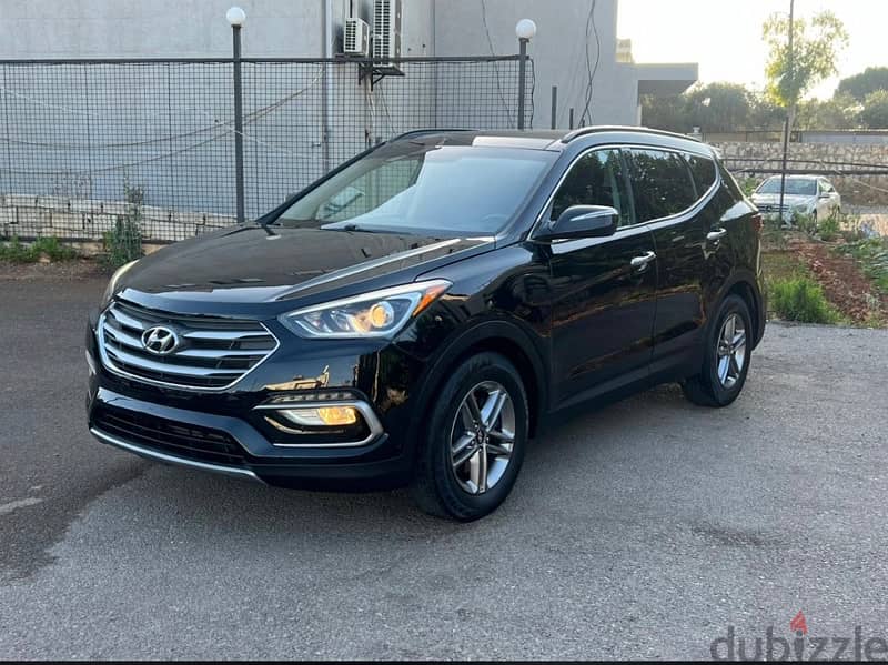 Hyundai Santa Fe 2018, sport limited, AWD, (التسجيل مجاني), ajnabe. 1