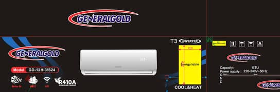 GeneralGold Inverter AC TCL T3 Gear Ampere Control 12000 مكيف انفرتر 0