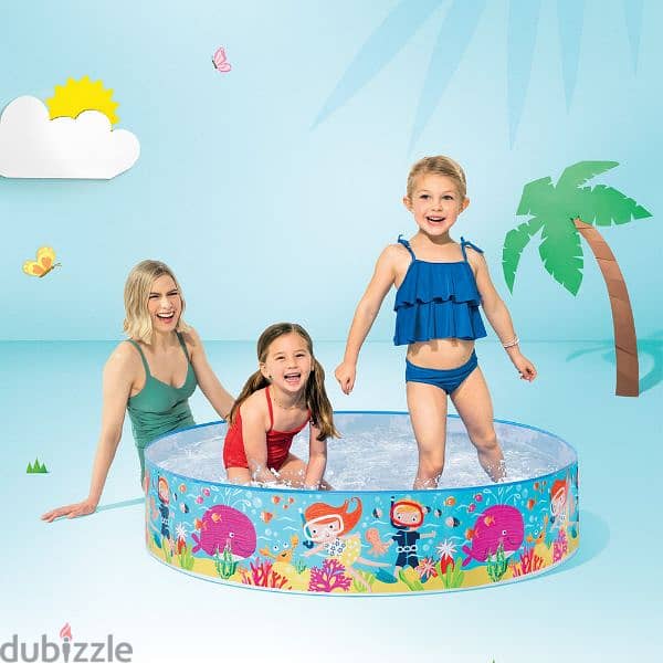 Intex Snapset Snorkel Fun Kiddie Pool 122 x 25 cm 1