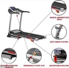treadmill new fitness line ,2hp motor power used like new