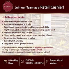Retail Cashier