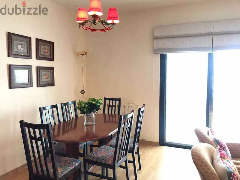 Furnished Duplex With Terrace For Rent In Faraya 1