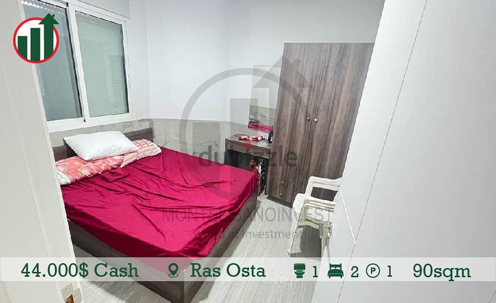 Fully Furnished Apartment for Sale in Ras Osta for only 44.000$ !!!! 3