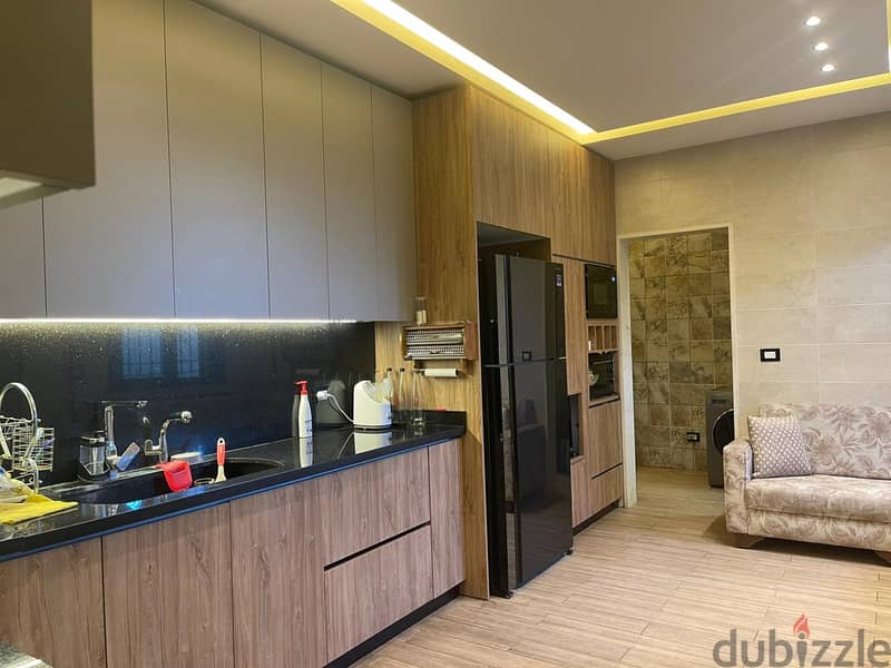 Ain el ghossein fully decorated apartment with terrace & garden Rf#613 8