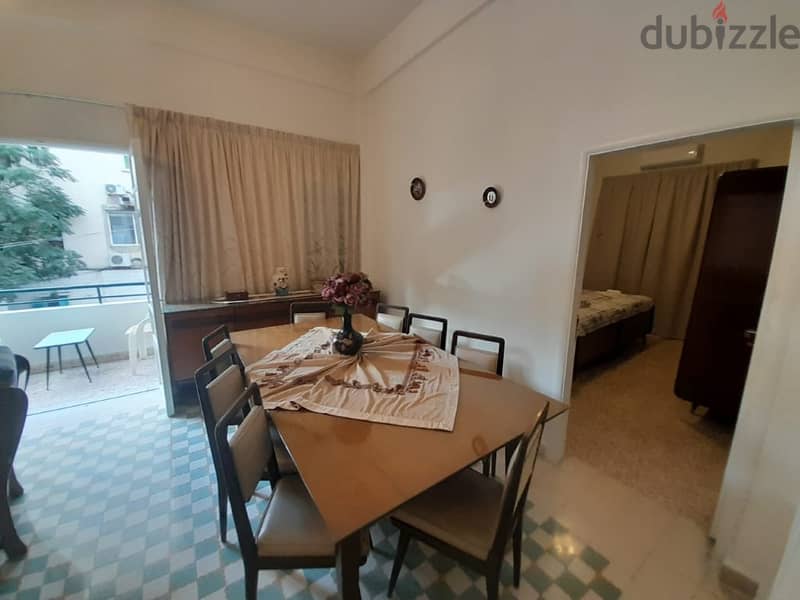 110 Sqm | Fully Furnished Apartment For Rent In Baouchrieh 1