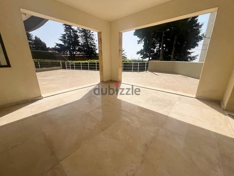 mansourieh spacious apartment with 150m terrace and garden Ref#6098 8