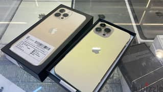 Used open box IPhone 13 Pro Max 128gb Gold Battery 96% last offer 0