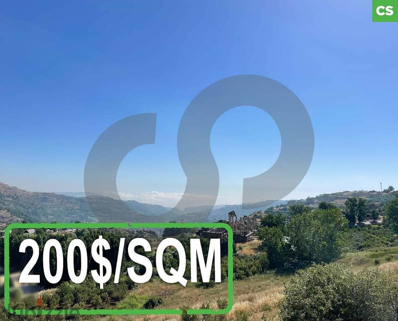 Outstanding panoramic view piece of land in Faqra/فقرا REF#CS108792 0