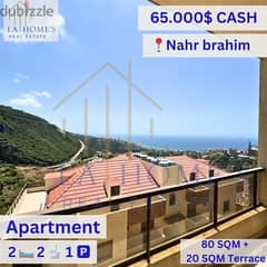 apartment for sale in naher ibrahimشقة للبيع في نهر ابراهيم