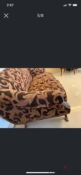 sofa wood and velvet 3